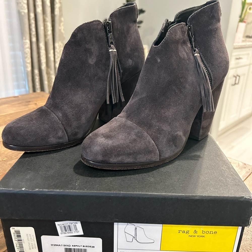 Rag & Bone Margot Fringe Boot - Asphalt - image 6